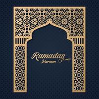 diseño de fondo de ramadhan kareem vector