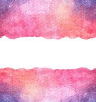 Fondo de nebulosa de galaxia de espacio estrellado colorido acuarela. vector