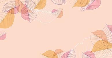 Realistic autumn foliage vector