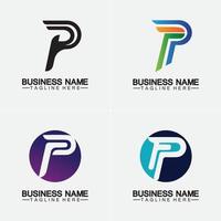 Letter P Logo vector illustration design