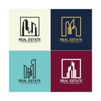 Real Estate Business Logo vector illustration design