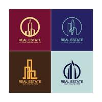 Real Estate Business Logo vector illustration design