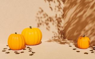 Autumn background for product display photo