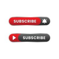 subscribe button notification bell icon vector