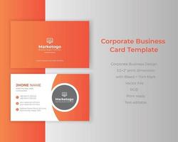 Colorful Gradient Creative Corporate Business identity id Card vector