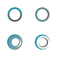 circle logo and symbols TEMPLATE Vector ILLUSTRATION