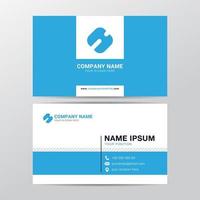 Business card template design vector graphic