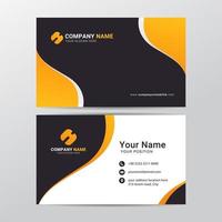 Business card template design vector graphic