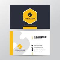 Business card template design vector graphic