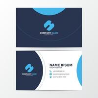 Business card template design vector graphic