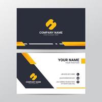 Business card template design vector graphic