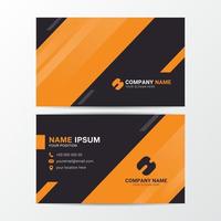 Business card template design vector graphic