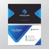 Business card template design vector graphic