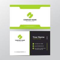 Business card template design vector graphic