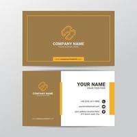 Business card template design vector graphic