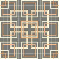 otoño en gris, naranja y blanco en patrones geométricos sin fisuras vector