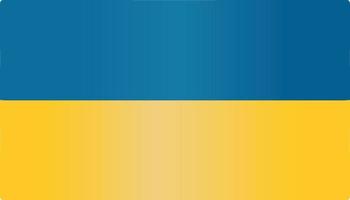 ukraine country flag symbol flat vector with gradient color
