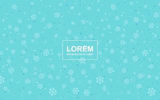 Snowflake Background with White and Blue vector