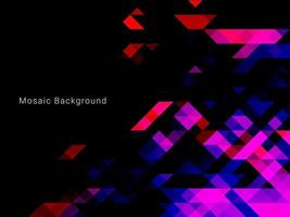 Abstract geometric mosaic modern elegant background vector