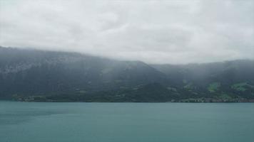 Timelapse Thun lake in Switzerland video