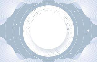 White Circle Elegant Background vector