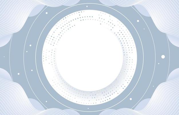 White Circle Elegant Background