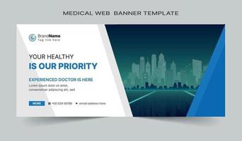 Social media post and web banner template design. Fully editable vector