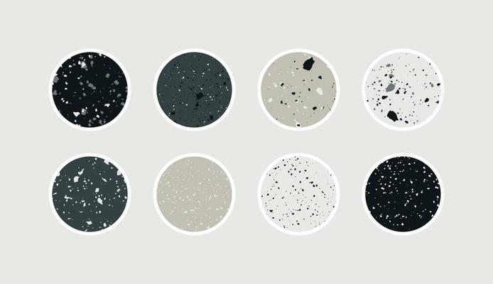 highlight story cover. Terrazzo abstract design