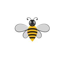 Honeycomb bee animal logo vector image