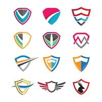 Shield logo images vector