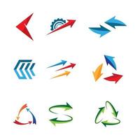 Arrow logo images vector