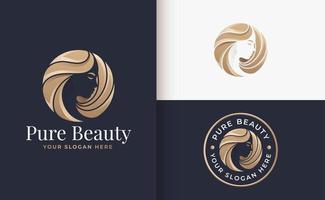 CUSTOM LOGO design floral logo Feminine logo natural logo Elegant logo Clean logo design Minimalist logo Make up logo Hairdresser logo