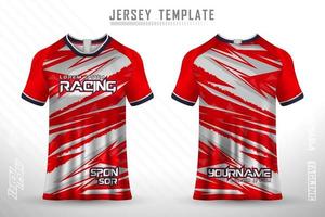 Sports jersey and t-shirt template sports jersey design vector mockup.