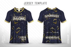 Sports jersey and t-shirt template sports jersey design vector mockup.