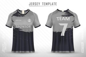 Sports jersey and t-shirt template sports jersey design vector mockup.