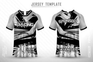 Sports jersey and t-shirt template sports jersey design vector mockup.