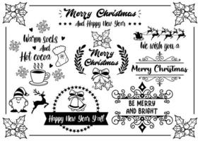 Christmas quote illustration Vector for banner