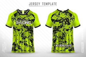 Sports jersey and t-shirt template sports jersey design vector mockup.