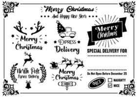 Christmas quote illustration Vector for banner