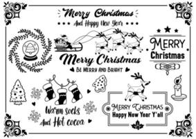 Christmas quote illustration Vector for banner