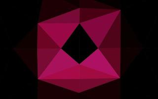 vector de color rosa claro brillante patrón triangular.