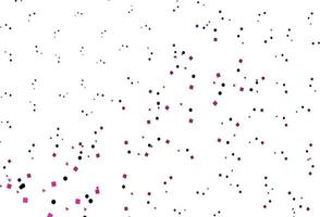 Light Pink vector template with crystals, circles, squares.