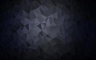 Dark BLUE vector triangle mosaic texture.