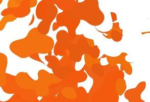 Light Orange vector template with memphis shapes.