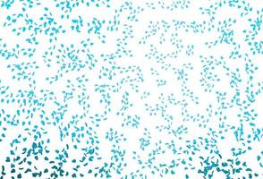 Light BLUE vector template with memphis shapes.