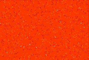 Light Orange vector background with bubbles.