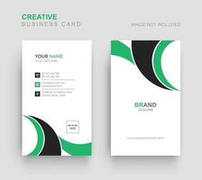 Vertical Business Card, Vertical Modern Business Card Template