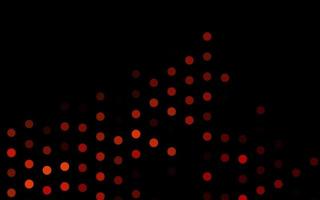 Dark Orange vector backdrop with dots.