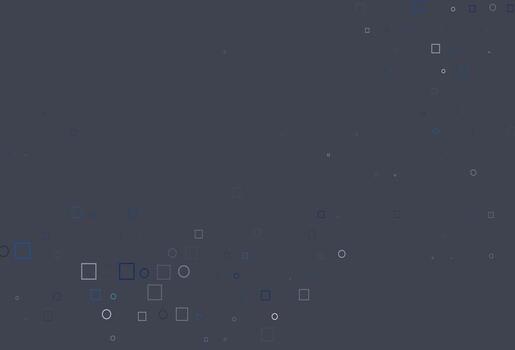 textura de vector azul claro con discos, rectángulos.