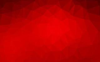 Light Red vector polygon abstract backdrop.